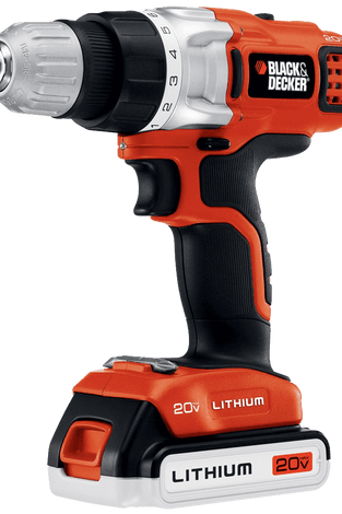 Black & Decker LDX220SBFC 20-Volt MAX Lithium-Ion Drill-Driver with Fast Charger