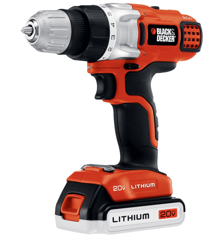 Black & Decker LDX220SBFC 20-Volt MAX Lithium-Ion Drill-Driver with Fast Charger