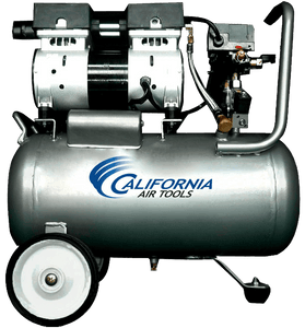 California Air Tools CAT-6310 Ultra Quiet and Oil-Free 1.0 Hp 6.3-Gallon Steel Tank Air Compressor