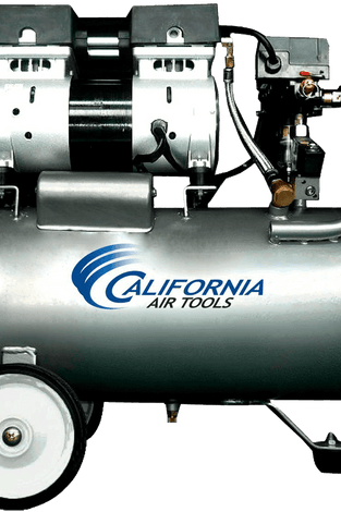 California Air Tools CAT-6310 Ultra Quiet and Oil-Free 1.0 Hp 6.3-Gallon Steel Tank Air Compressor