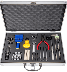 LGI Premium Watch Repair Kit with Reusable Aluminum Box