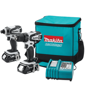 Makita LCT200W 18-Volt Compact Lithium-Ion Cordless Combo Kit 2-Piece